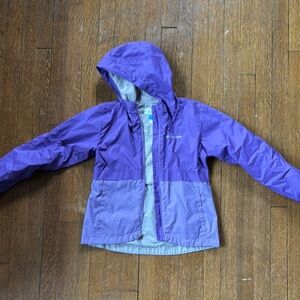 Columbia Kids' Purple Hooded Jacket size M